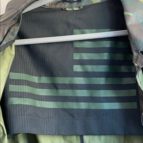 Camo William Rast jacket size XXL - Picture 7 of 9